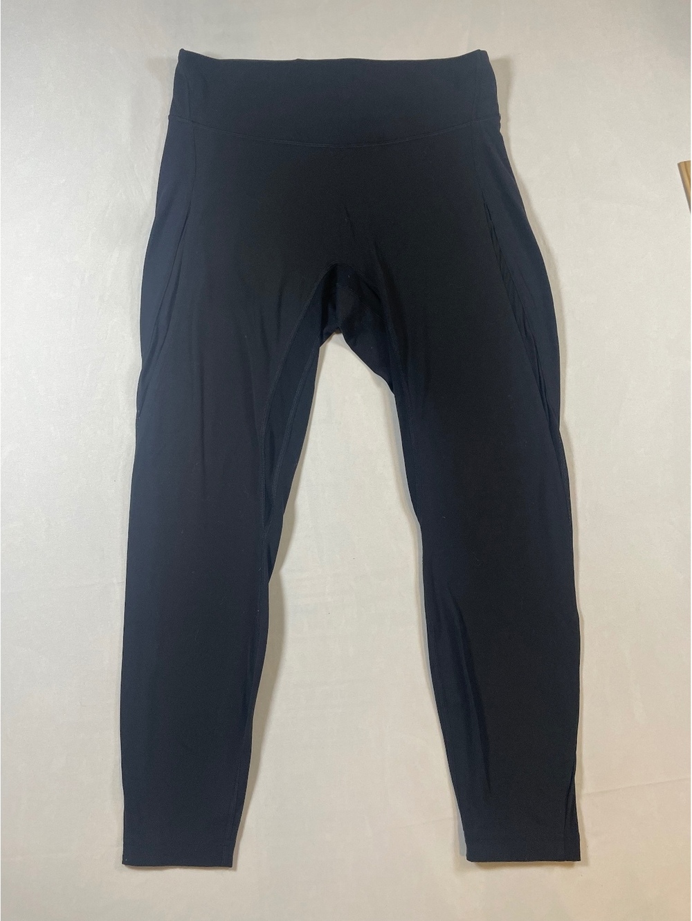 Lululemon High-Rise Leggings Black Size 12 Activewear Tights Mesh Detail